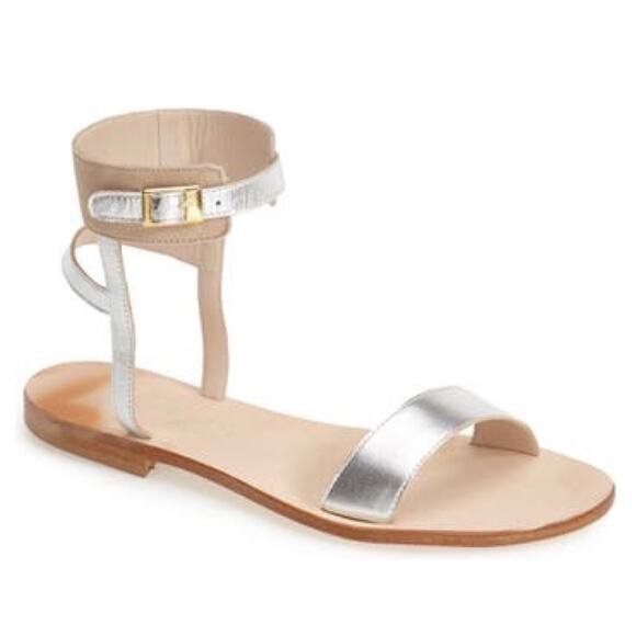 EUC CoRNETTI Ankle Strap Sandal, Handmade in Italy Size 37 - Picture 1 of 6